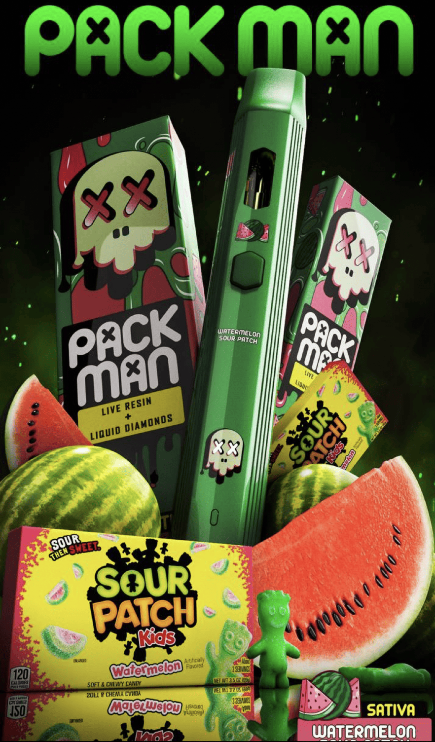 Buy PackMan Watermelon Sour Patch Online In USA